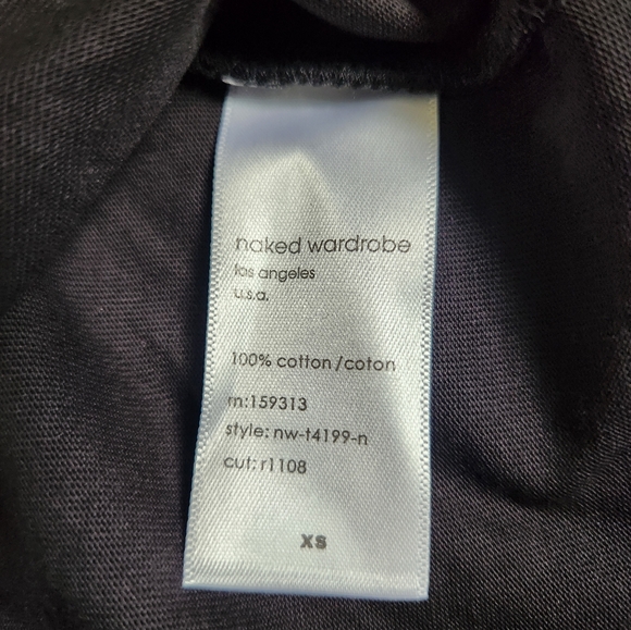 Naked Wardrobe Black Crop Top Size XS - Picture 6 of 8